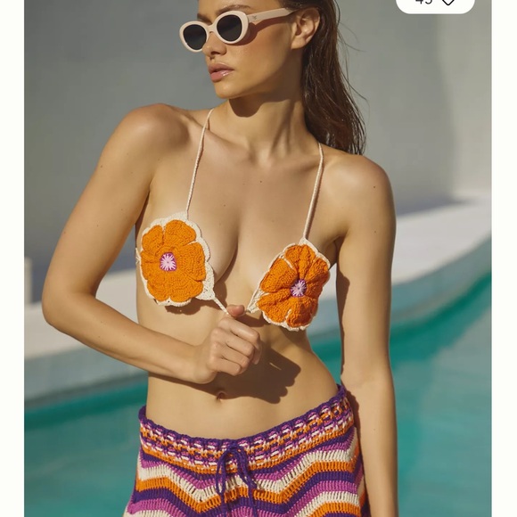 Agua Bendita Teresa Crochet Skirt - 100% Cotton - NWT - Picture 10 of 10